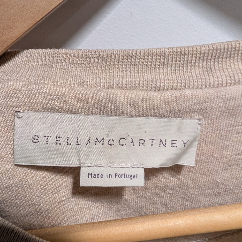 Stella McCartney Beige Top with White Accents - Picture 3 of 5
